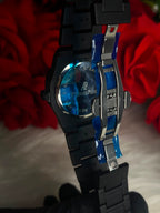 Metal Carbon Watch ZMM_STORE - تفاصيل الساعة والسوار